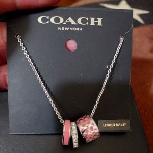 Coach New York necklace